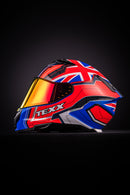 CAPACETE TEXX KAIMAN FLAGS ENGLAND BRILHO