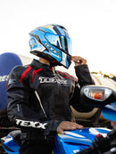 CAPACETE TEXX FECHADO KAIMAN FLAGS ARGENTINA BRILHO