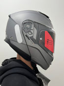 CAPACETE TEXX ESCAMOTEAVEL KRATOS SÓLIDO TITÂNIO FOSCO
