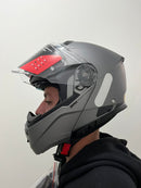 CAPACETE TEXX ESCAMOTEAVEL KRATOS SÓLIDO TITÂNIO FOSCO
