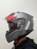 CAPACETE TEXX ESCAMOTEAVEL KRATOS SÓLIDO TITÂNIO FOSCO