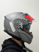 CAPACETE TEXX ESCAMOTEAVEL KRATOS SÓLIDO TITÂNIO FOSCO