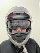 CAPACETE TEXX ESCAMOTEAVEL KRATOS SÓLIDO TITÂNIO FOSCO