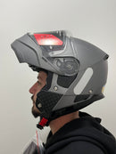 CAPACETE TEXX ESCAMOTEAVEL KRATOS SÓLIDO TITÂNIO FOSCO