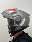 CAPACETE TEXX ESCAMOTEAVEL KRATOS SÓLIDO TITÂNIO FOSCO