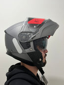 CAPACETE TEXX ESCAMOTEAVEL KRATOS SÓLIDO TITÂNIO FOSCO