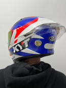 CAPACETE TT COURSE GEAR BLUE (BRILHO)