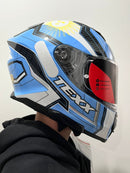CAPACETE TEXX FECHADO KAIMAN FLAGS ARGENTINA BRILHO