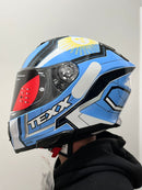 CAPACETE TEXX FECHADO KAIMAN FLAGS ARGENTINA BRILHO