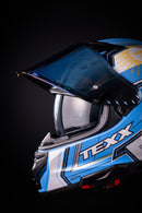 CAPACETE TEXX FECHADO KAIMAN FLAGS ARGENTINA BRILHO