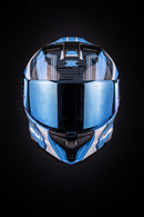 CAPACETE TEXX FECHADO KAIMAN FLAGS ARGENTINA BRILHO