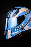 CAPACETE TEXX FECHADO KAIMAN FLAGS ARGENTINA BRILHO